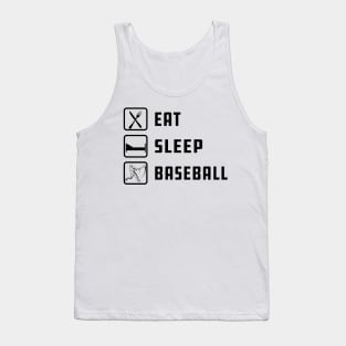 Baseball - Eat Sleep Baseball Tank Top